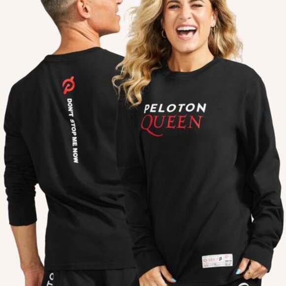 Peloton x Queen 2021 Long Sleeve Black Size M "Don’t Stop Me Now" Limited Editio - Picture 15 of 15